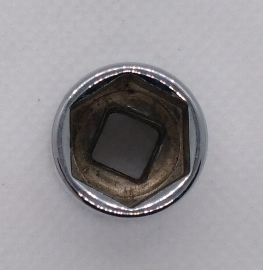 Vintage Craftsman 1/4″ Drive 13MM 6 Point Shallow Socket Metric EE 43514 USA NOS