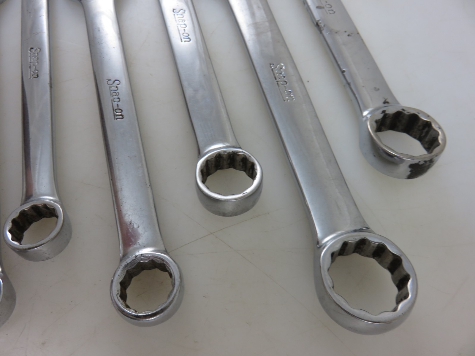 Snap-On OEXM SHORT Metric Combination Wrench 9mm-18mm 7pc Set Made In USA