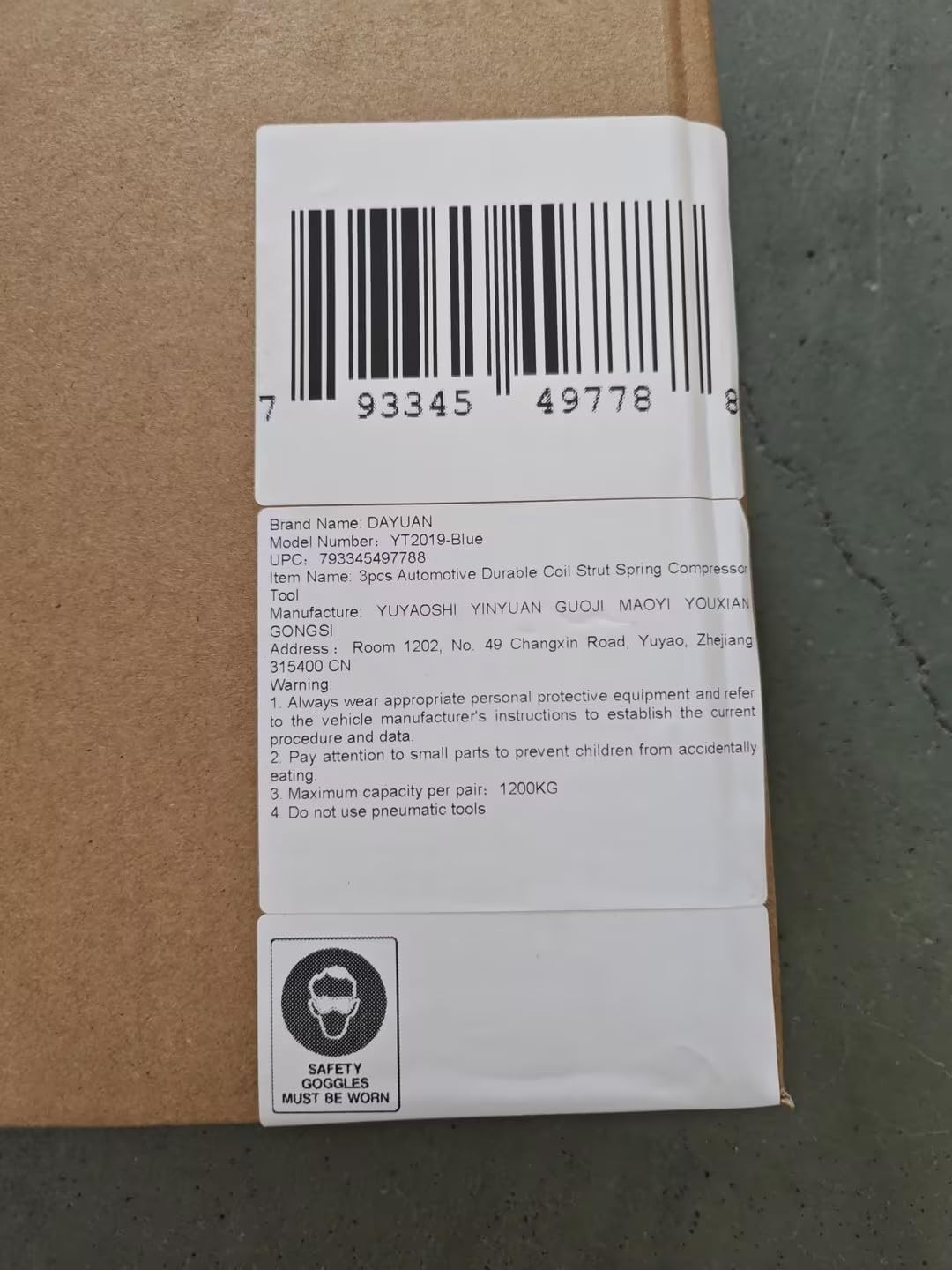 Safe and Secure Spring Compression Tool