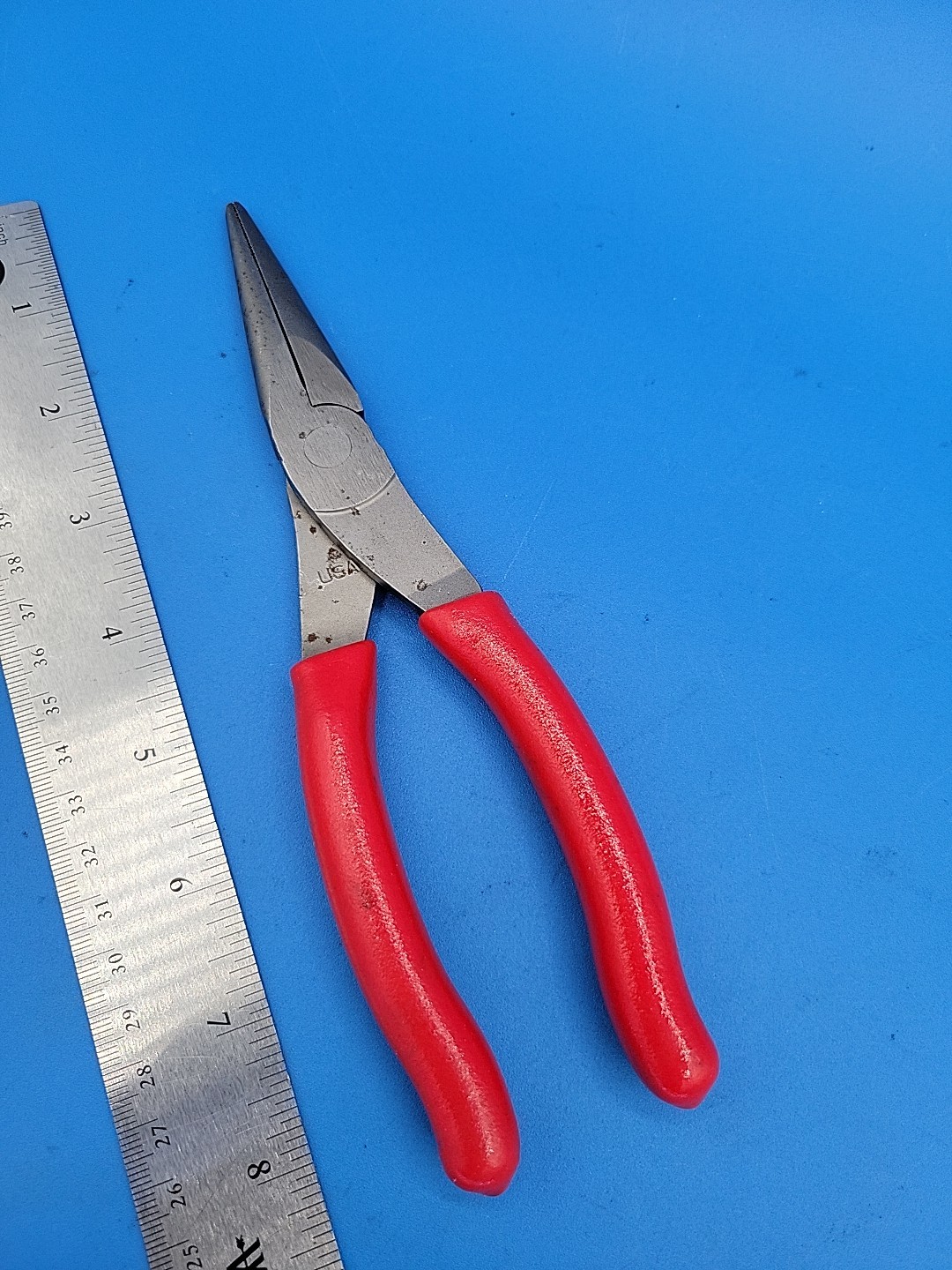 Snap-On Tools 8″ Long Needle Nose Pliers 96ACF USA T-1-3 *EXCELLENT CONDITION