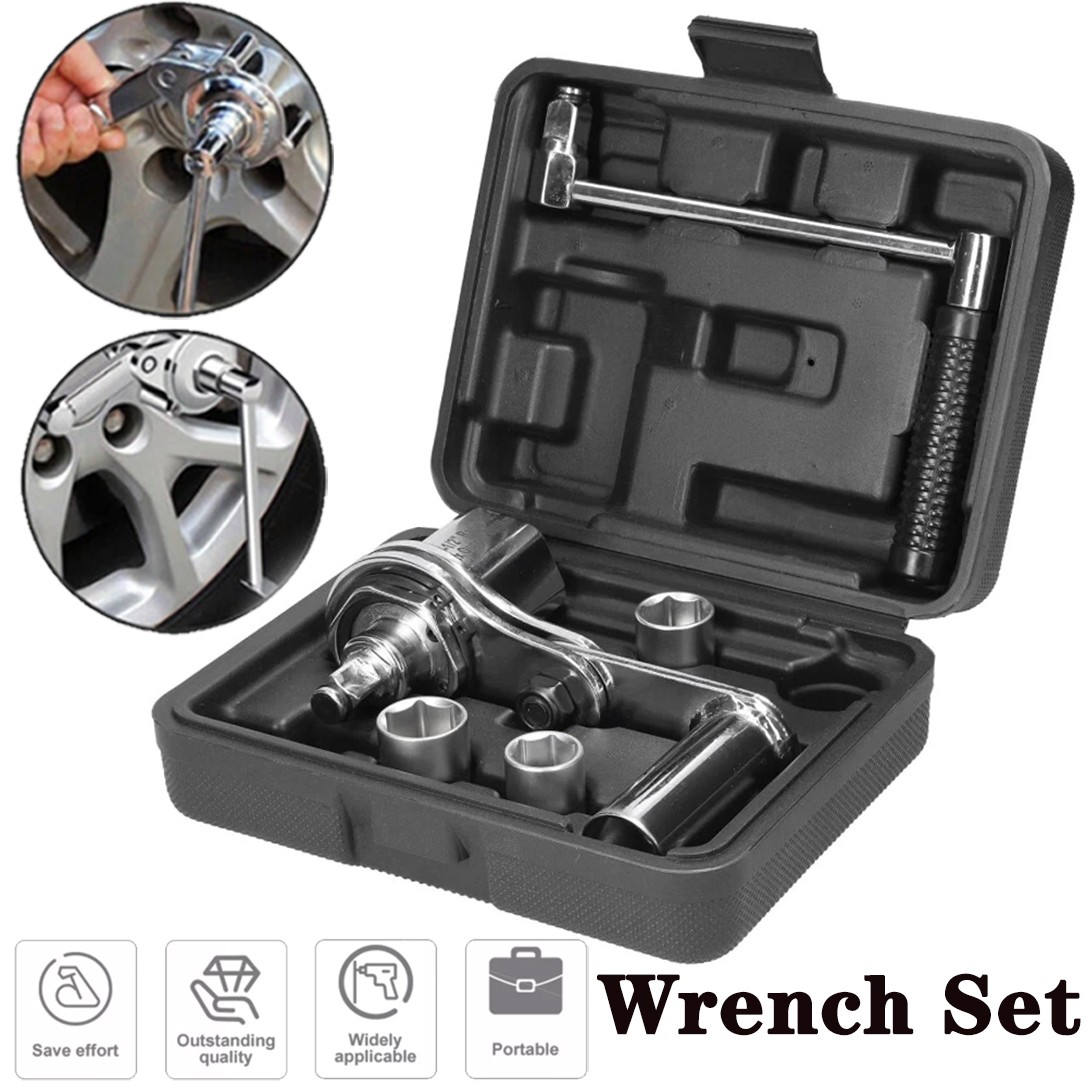 1/2″ Torsion Torque Multiplier Wrench – Lug Nut Remover for 17, 19, 21, 22 Tires