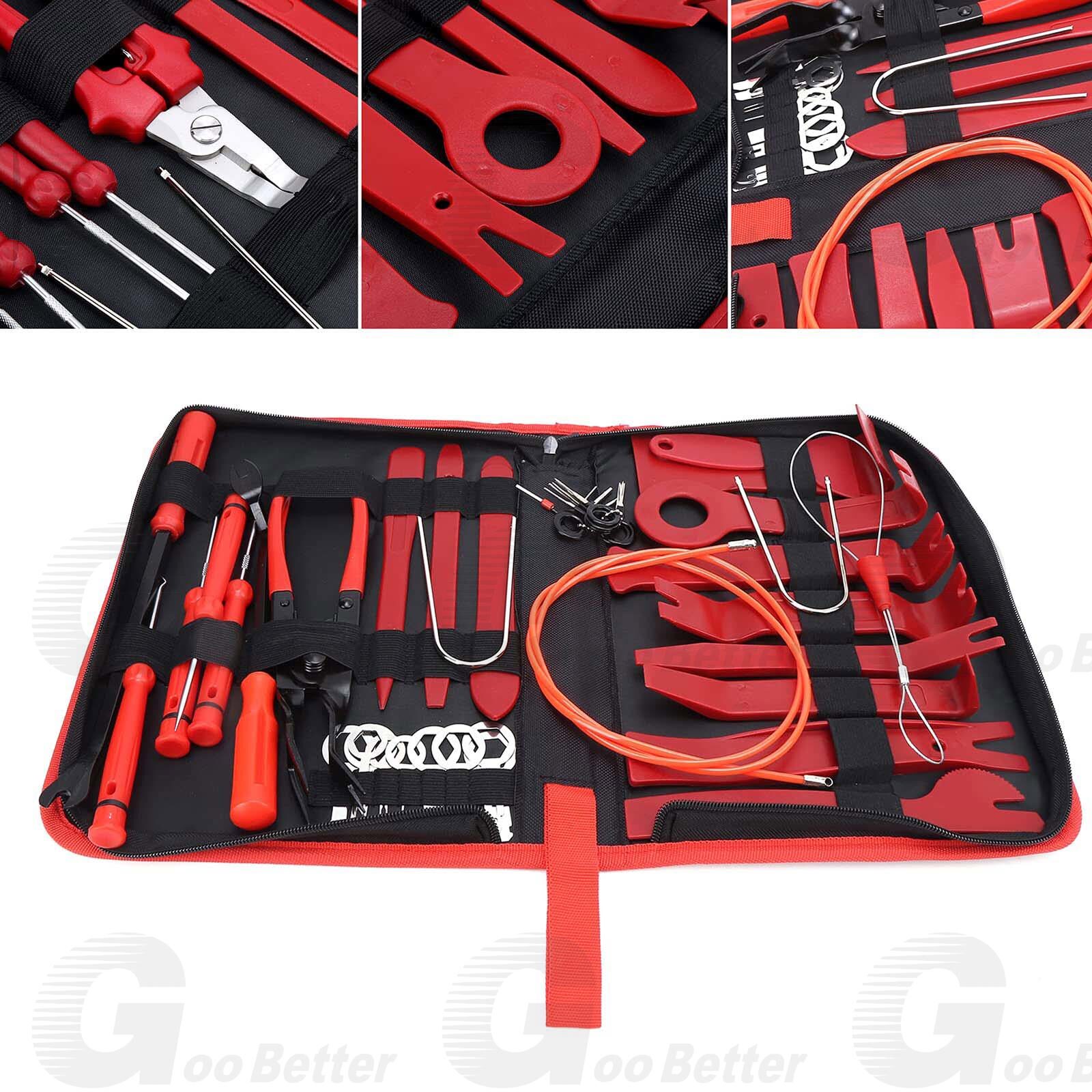 43Pcs Trim Removal Pry Tool Kits for Car Radio Panel Door Dash Clip Fasteners US