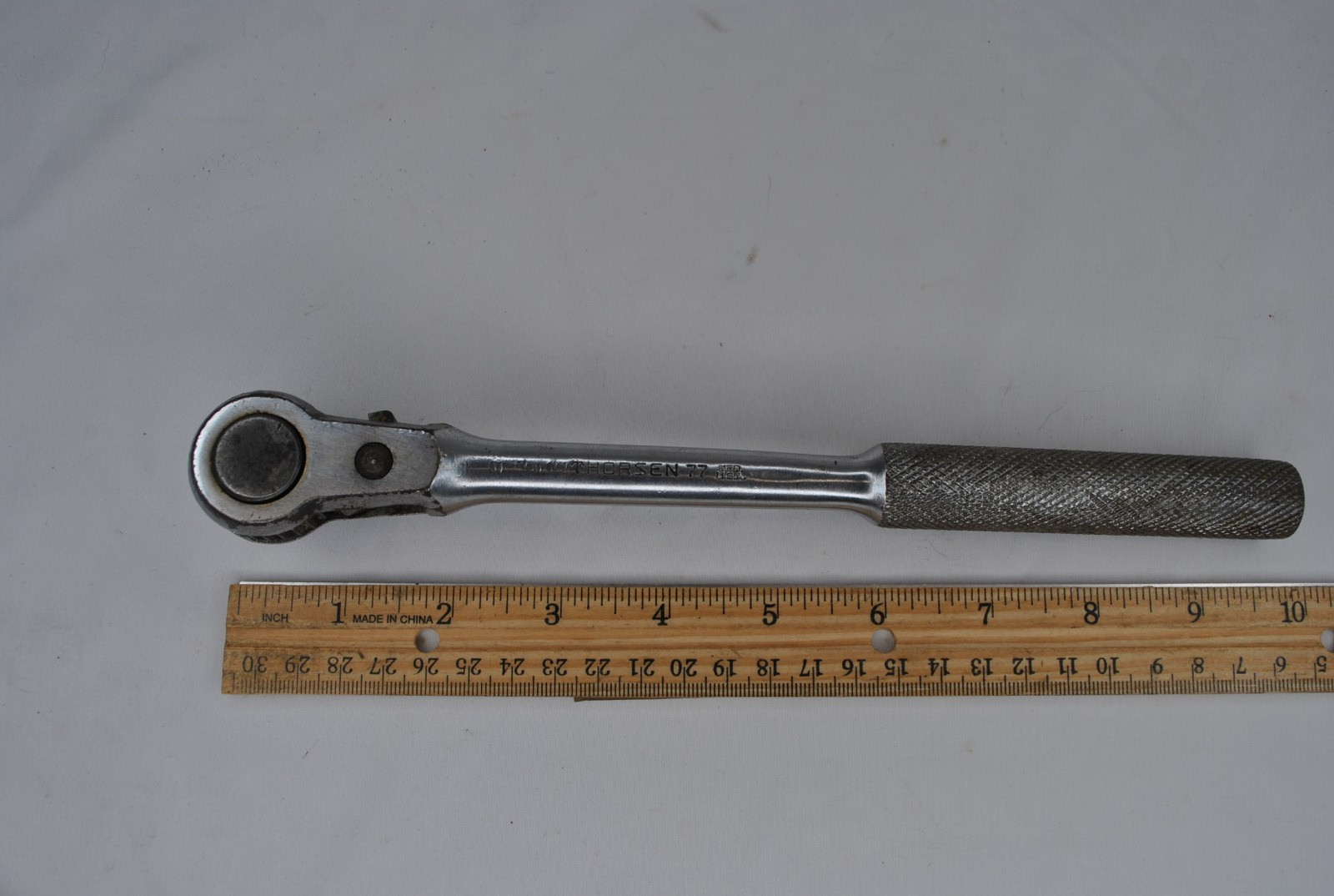 Vintage Thorsen 1/2″ Drive Ratchet No. 77 Made in USA missing head cover