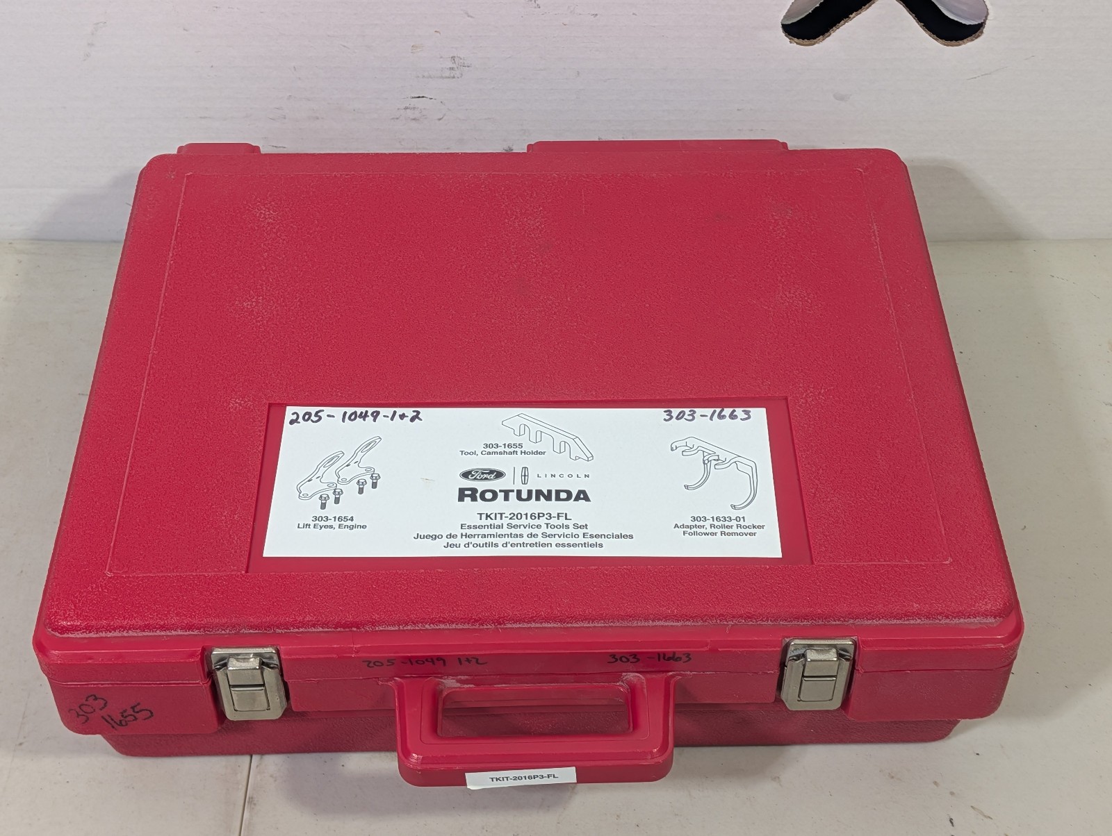 Ford Rotunda OTC TKIT-2016P3-FL CASE ONLY EMPTY