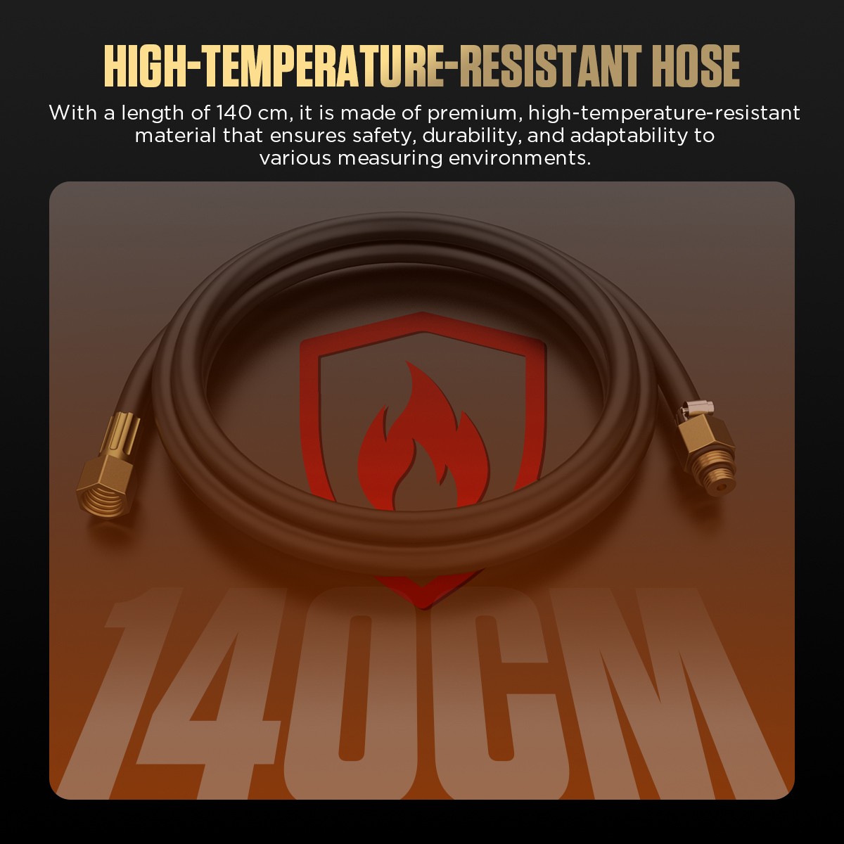 AUTOOL Digital Exhaust Back Pressure Tester Gauge Catalytic Converter Diagnostic