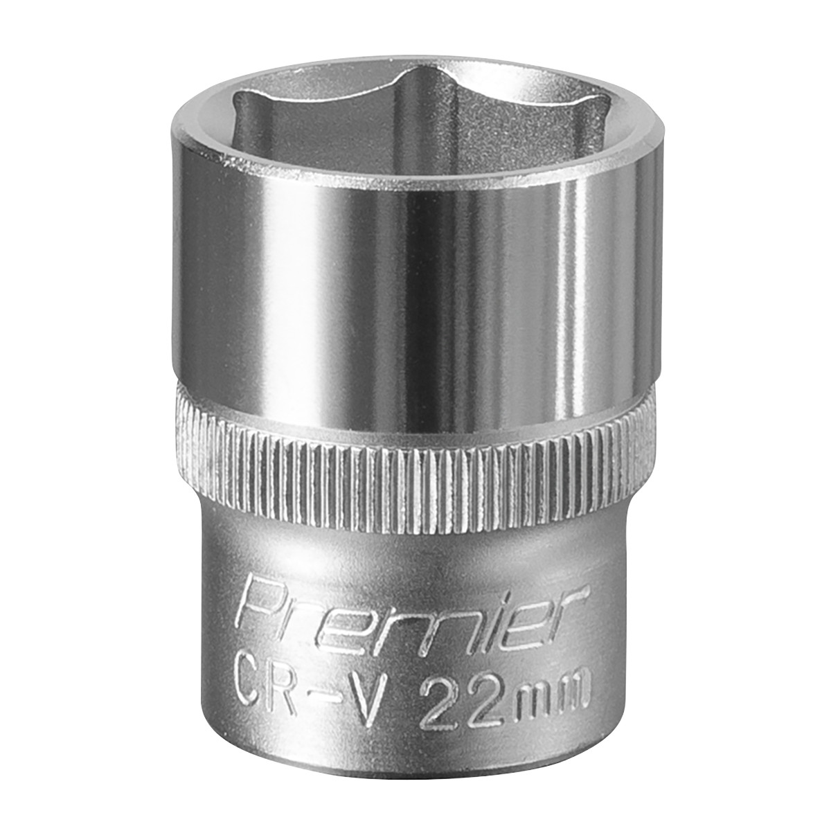 Sealey WallDrive Socket Tool 22mm 1/2″ Square Drive Chrome Vanadium Steel S1222