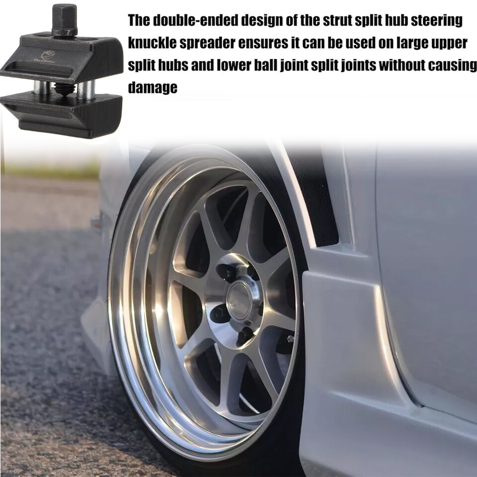 Car Suspension Strut Split Hub Steering Knuckle Spreader Steel Tool Universal