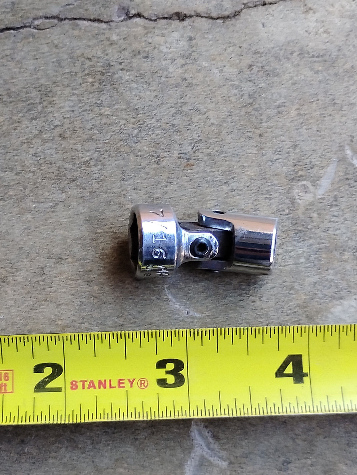 Mac Tools 1/4 Drive 7/16″ 6PT Swivel Chrome Socket MU146 USA Made