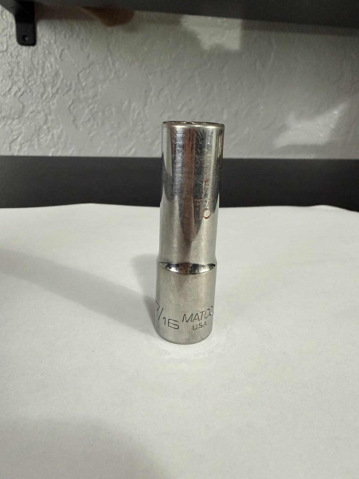 Matco Tools 3/8″ Drive 7/16″ 6PT SAE Deep Chrome Socket BD146A