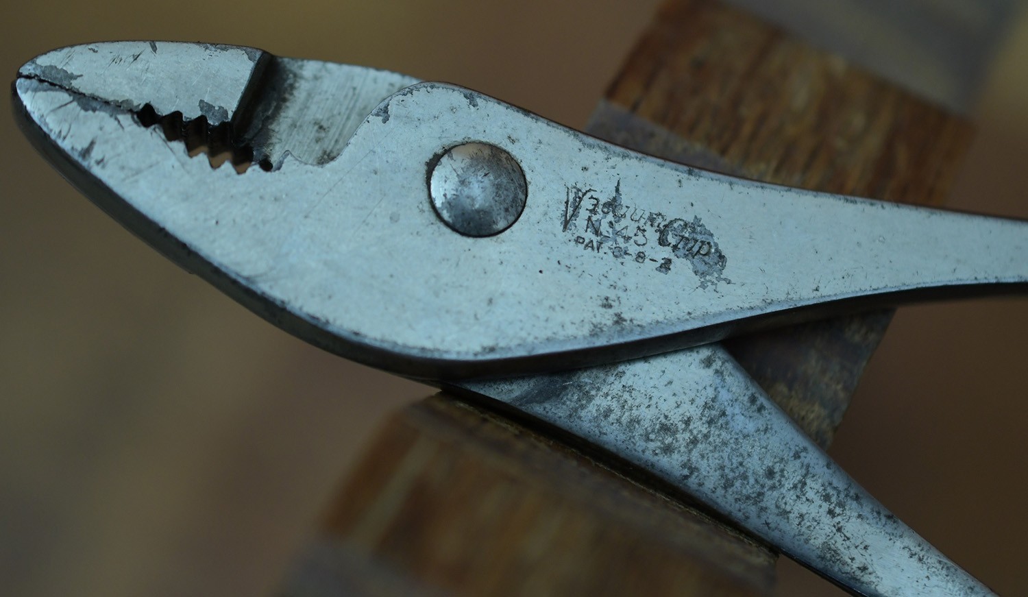 Forged Steel Products Co. Vacuum Grip No. 45 Slip-Joint Pliers Pre Snap-on 5.5″