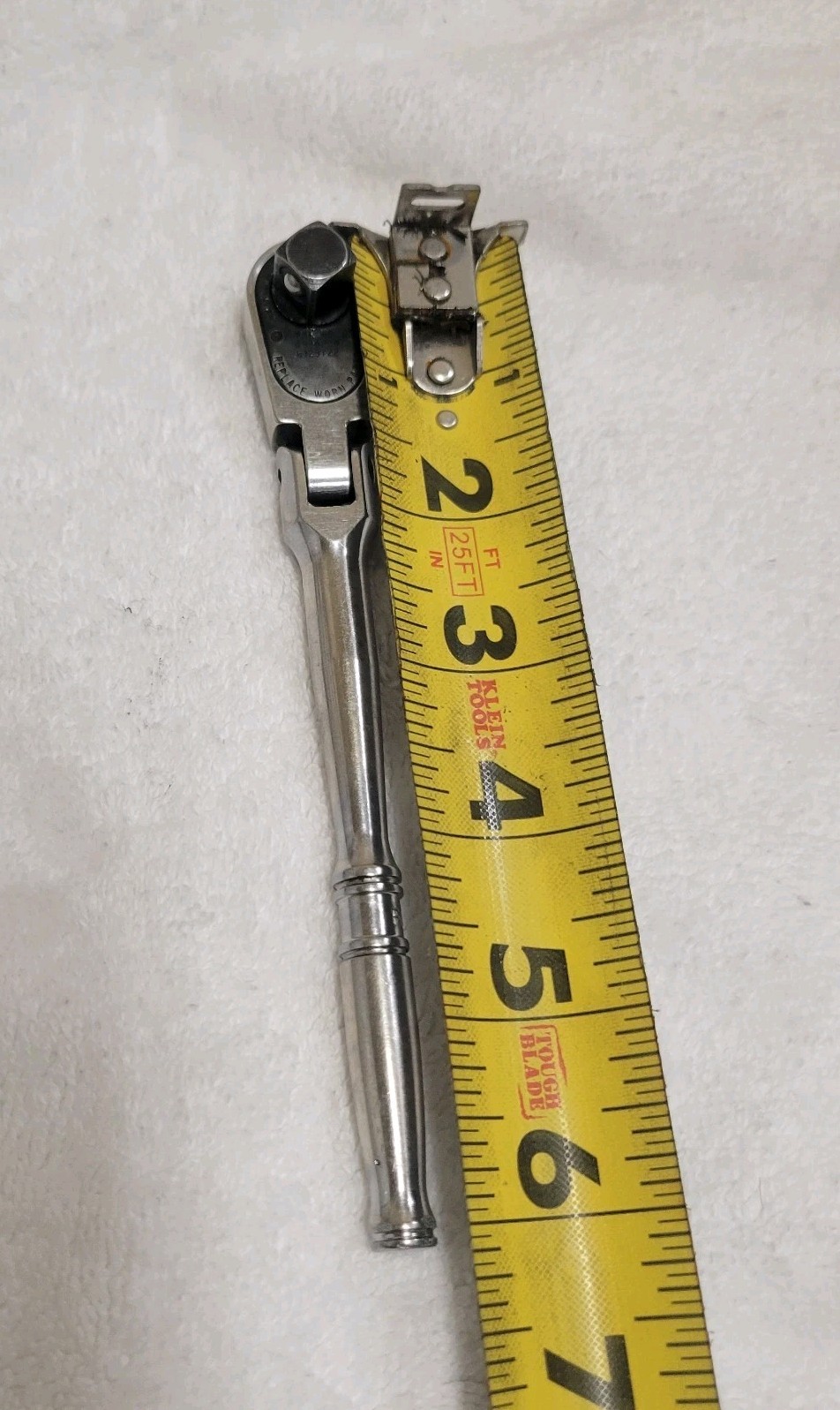 Snap-on Tools FCF936 3/8″ Dr. COMPACT BODY Flex Head Chrome Ratchet Made In 🇺🇸