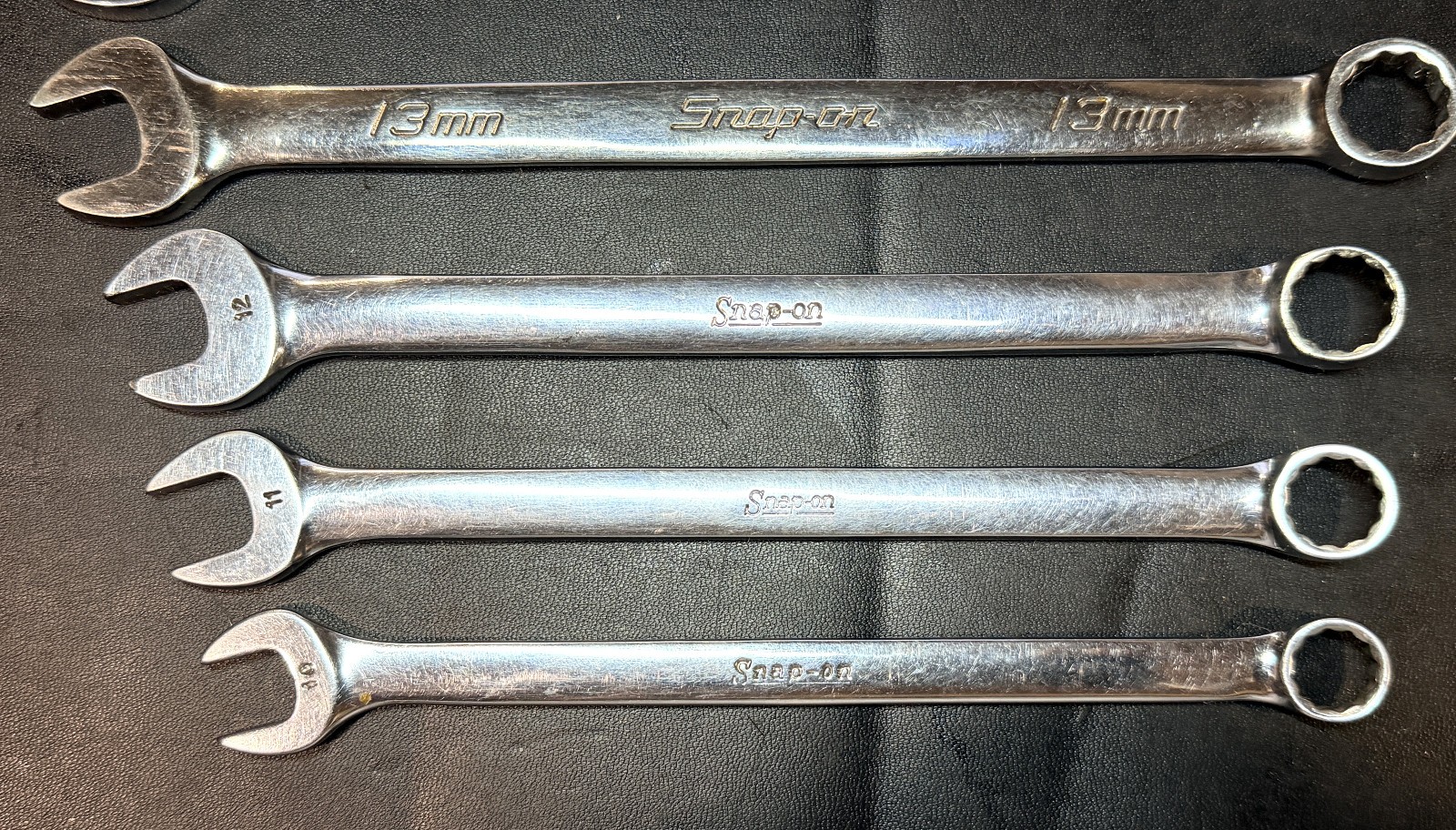 SNAP ON OEXM-SERIES 10-Pc 12-Pt Flank Drive® Combination Wrench Set 10mm-19mm