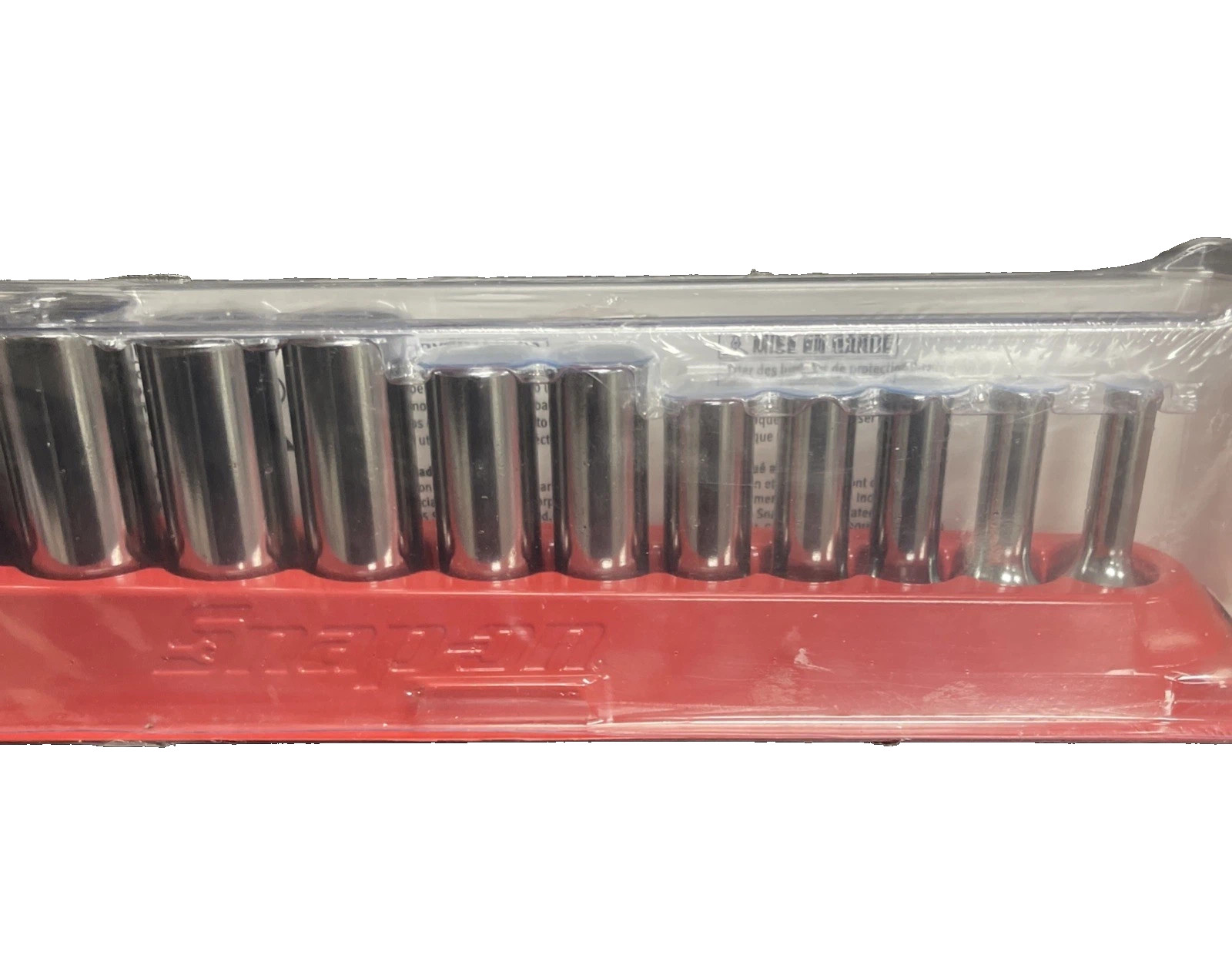 Snap-on 11 pc Tools 11pc 3/8″ Drive SAE 6 Point Deep Chrome Socket Set 211SFSY