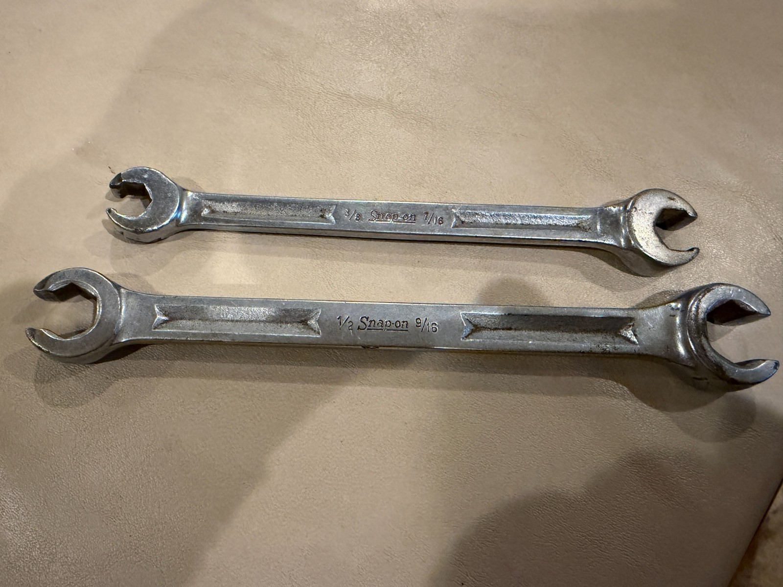 Snap-On Double Flare Nut Line Wrenches SAE( 1/2″-9/16″, & 3/8″-7/16″)