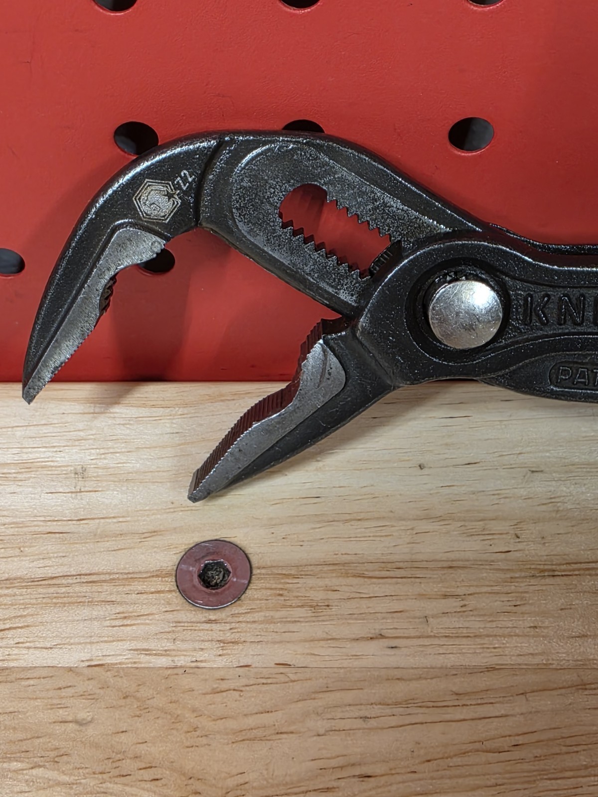 Matco Tools PC10ES Knipex Germany Slim Head Cobra Pliers Red Handle