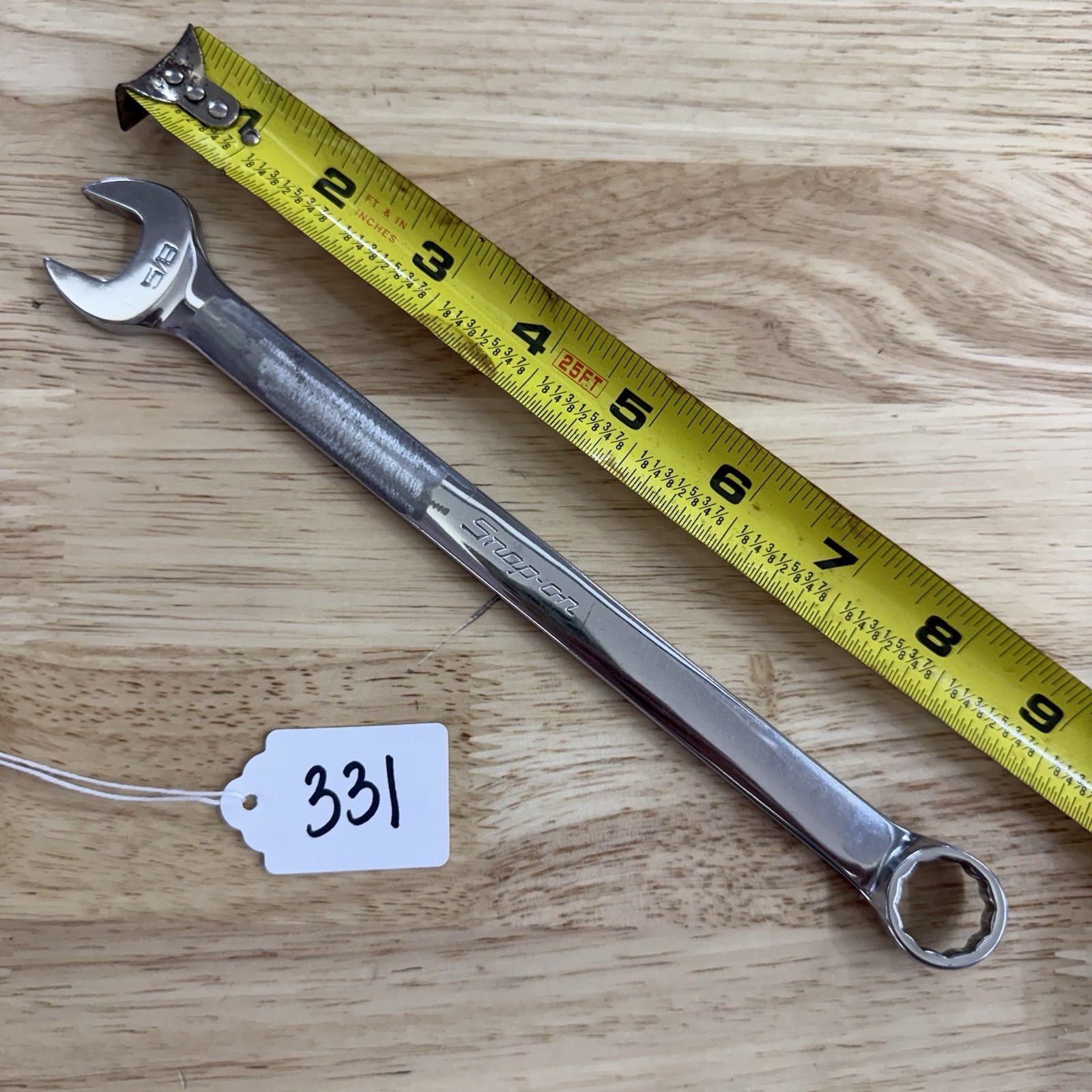 Snap-On OEX20A Combination Wrench – 5/8” – 12 Point Box End – USA – OEX 20A SAE