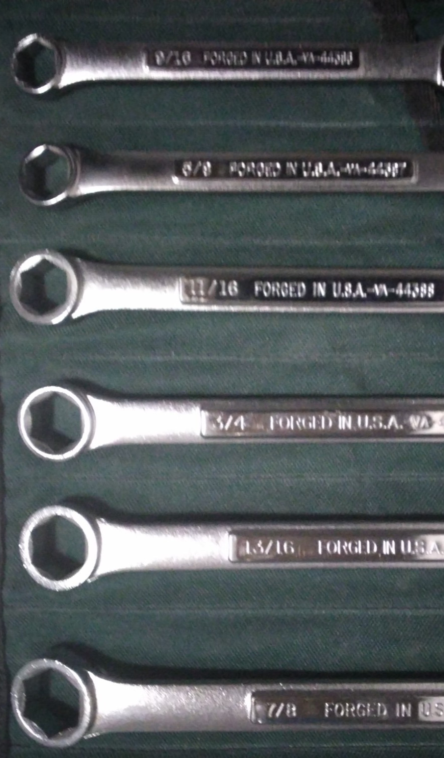 Craftsman 12pc SAE 6 PointCombination Wrench Set USA 1/4-7/8″