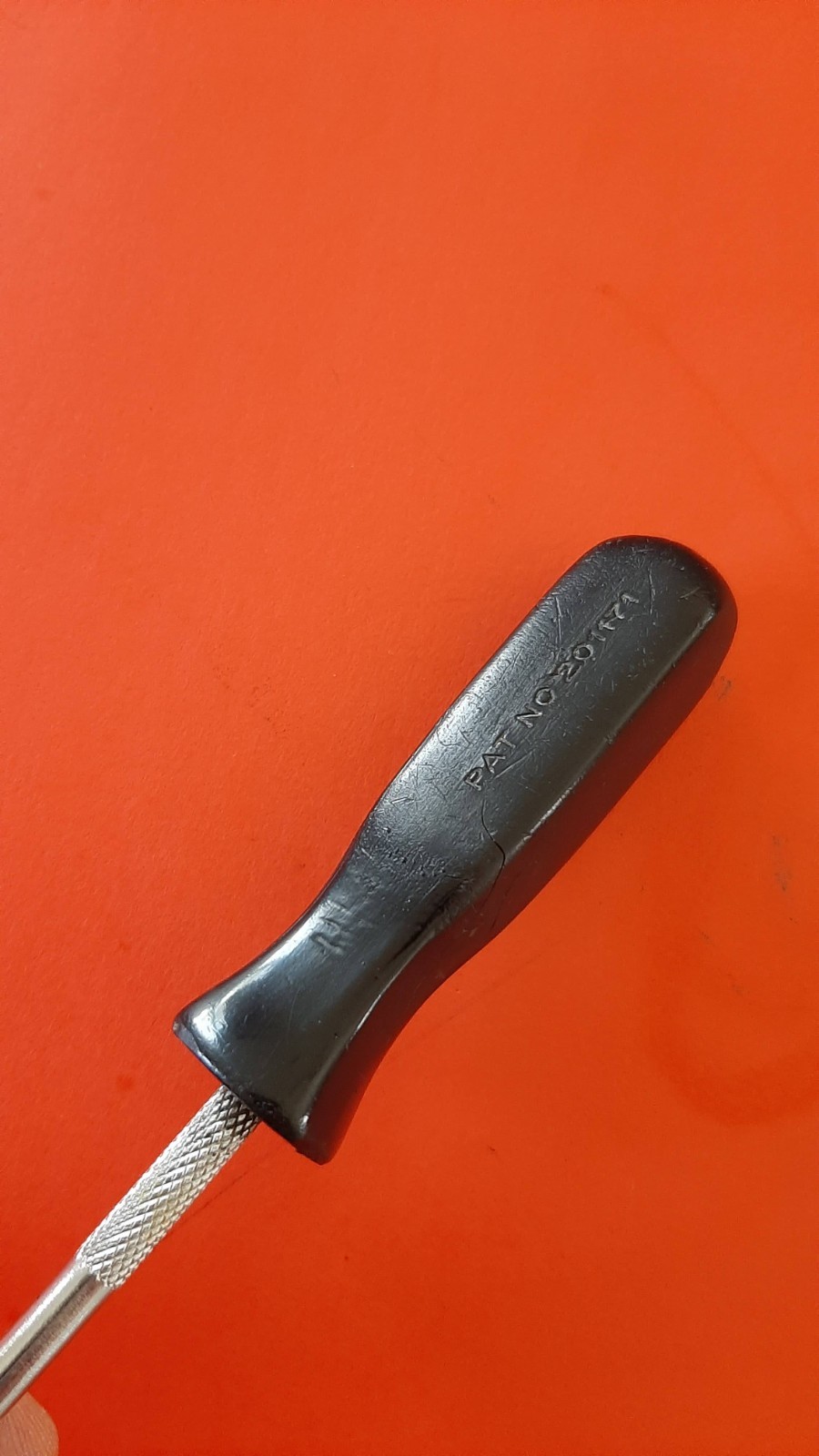 Snap-on Tools SSD143 1/4″ Flat Tip Slotted Screwdriver Hard Black Handle USA