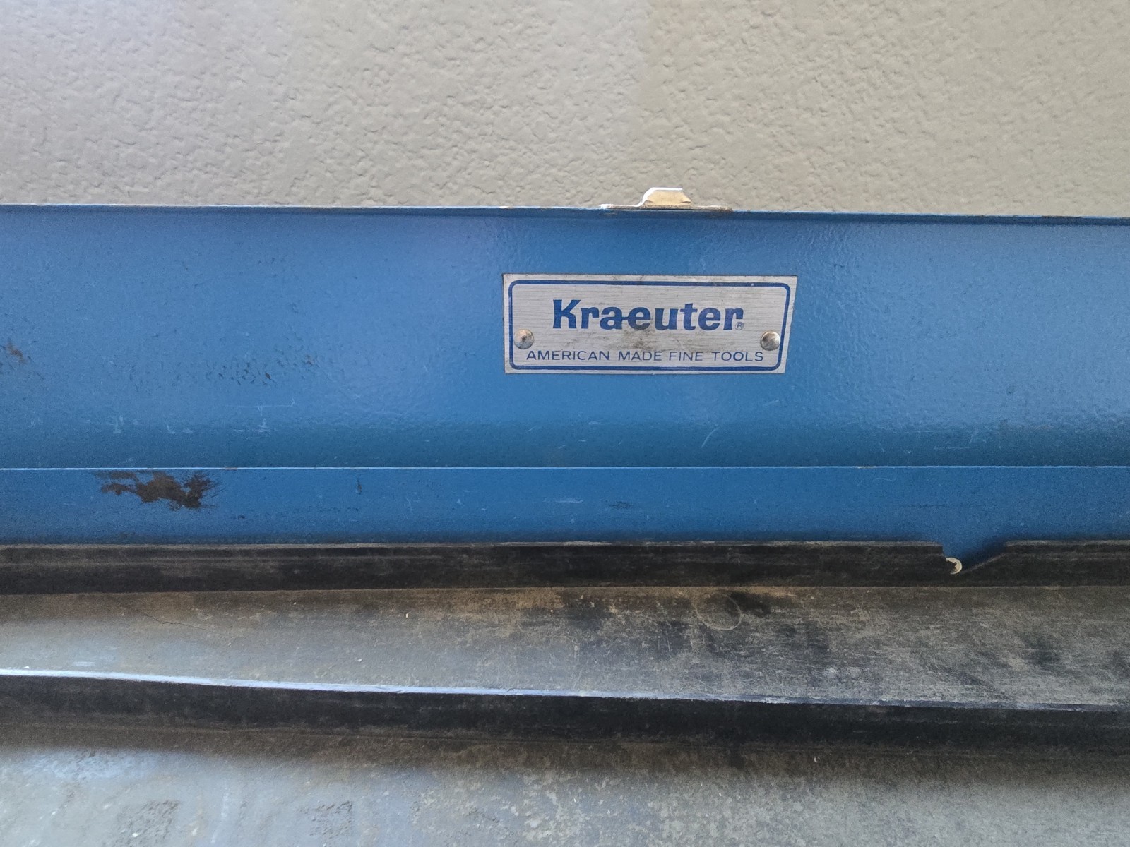Kraeuter Socket Set 3/8 Drive Ratchet 32070 SAE 12pt USA Metal Case Vintage