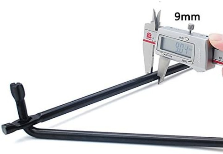 Steel Car Truck Jack Lug Wrench Handle for Scissor Jack Emergency Tire Change