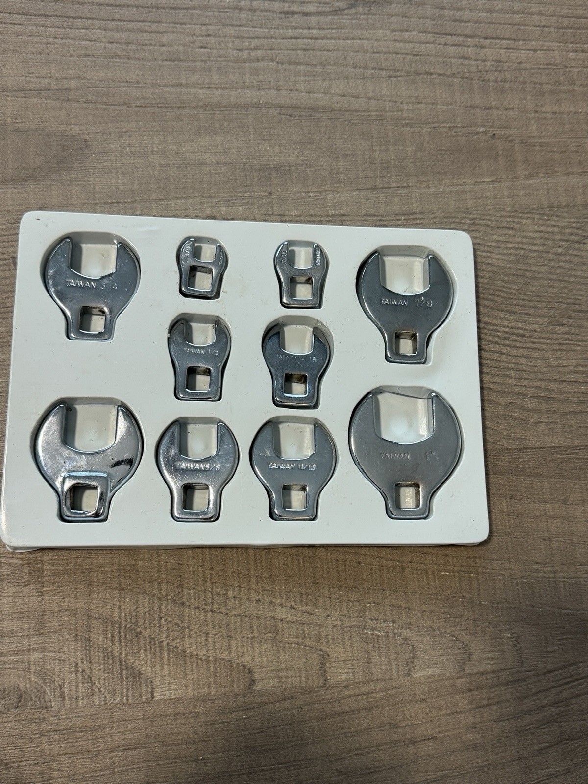 Vintage Crowfoot Wrench Set 10 Piece 3/8″ Square Drive Drop forged 3/8”-1” New!