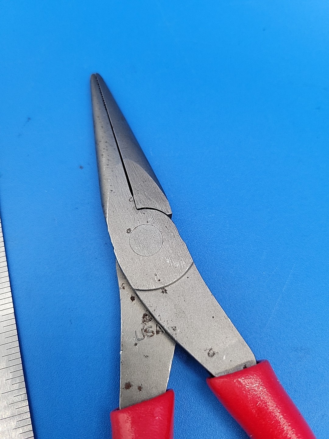 Snap-On Tools 8″ Long Needle Nose Pliers 96ACF USA T-1-3 *EXCELLENT CONDITION