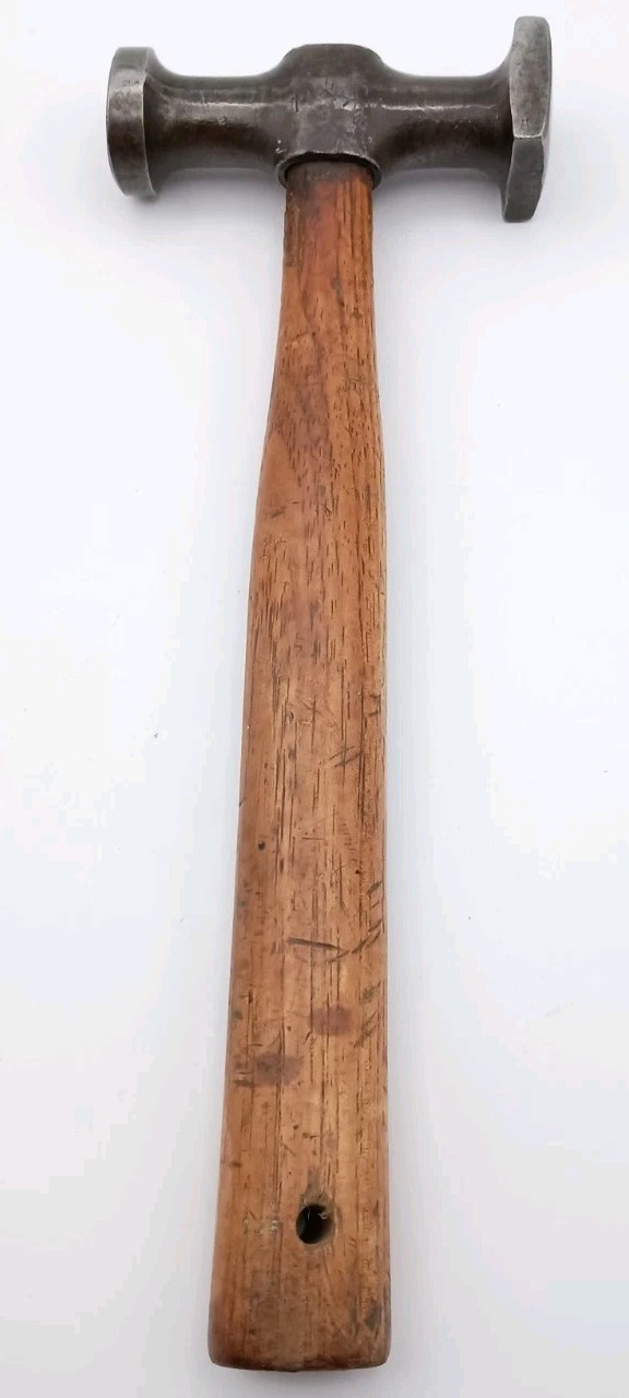 Vintage Auto Body Hammer 12 Ounces Round and Square End