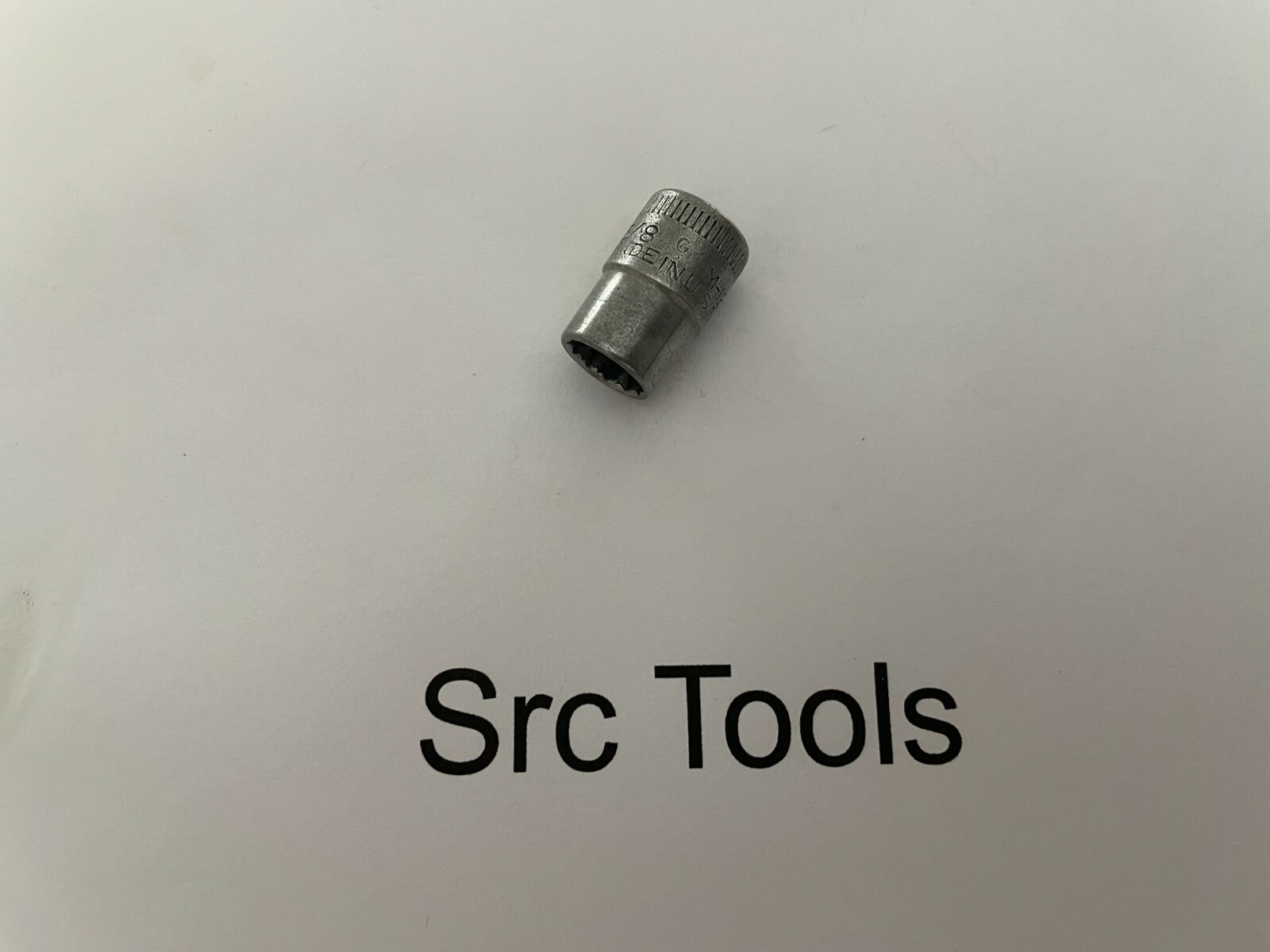 *RARE 1940* Snap-On Tools USA 9/32″ Driv 3/8″ SAE 12pt Midget Chrome Socket M-12