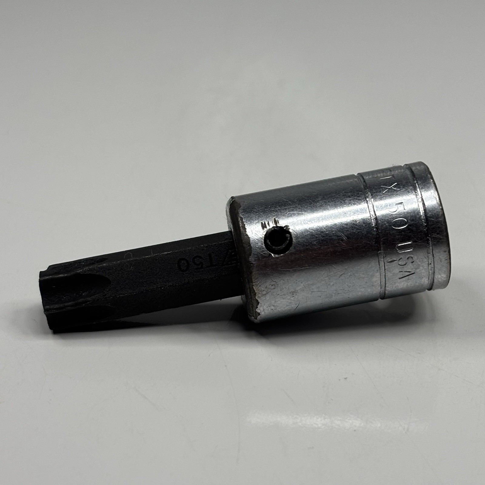 Snap On Tools FTX50 3/8” DrIve Torx T50 Standard Bit Socket Driver USA VTG 1987