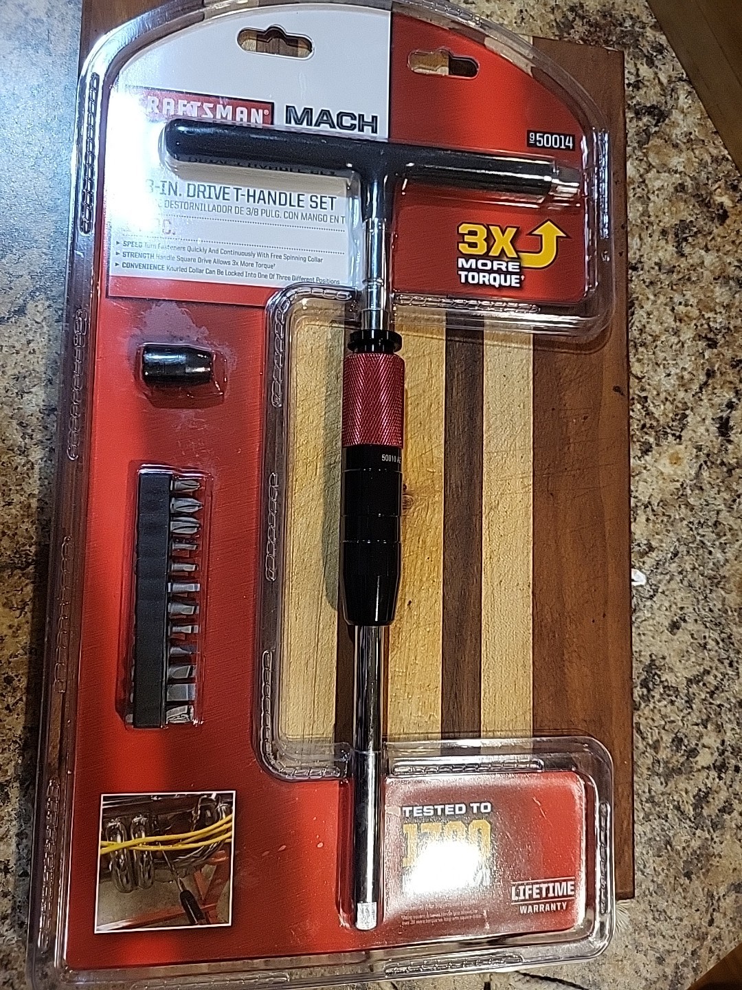 Craftsman Mach Series 3/8” T-Handle Driver and Bit Set 50014. NOS! 🔥