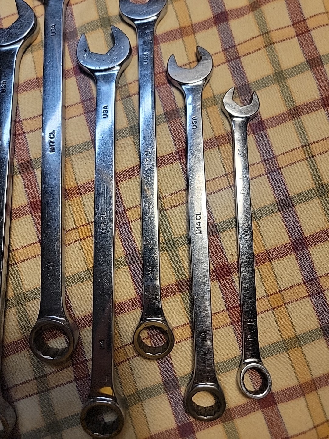 MAC Metric Range From M11CL – M23CL Combination Wrench Set 9 Pieces