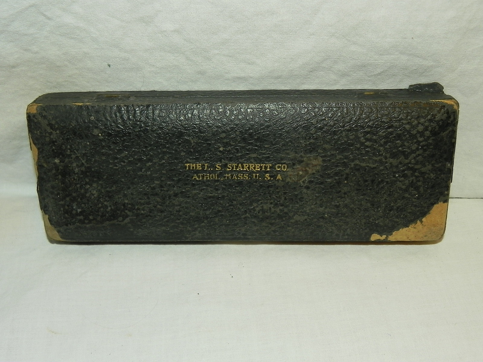 Antique 1896 L. S. Starrett Co. Athol Mass RPM Gauge With Original Case