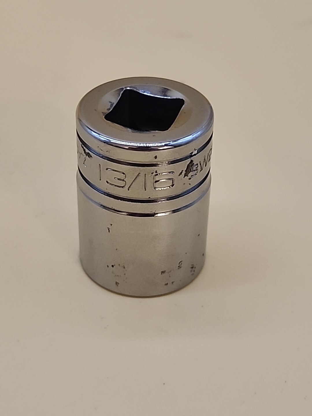 Snap-On Tools 1/2″ Drive SAE 13/16″ Flank Dr. 12-Point Shallow Socket SW261 USA
