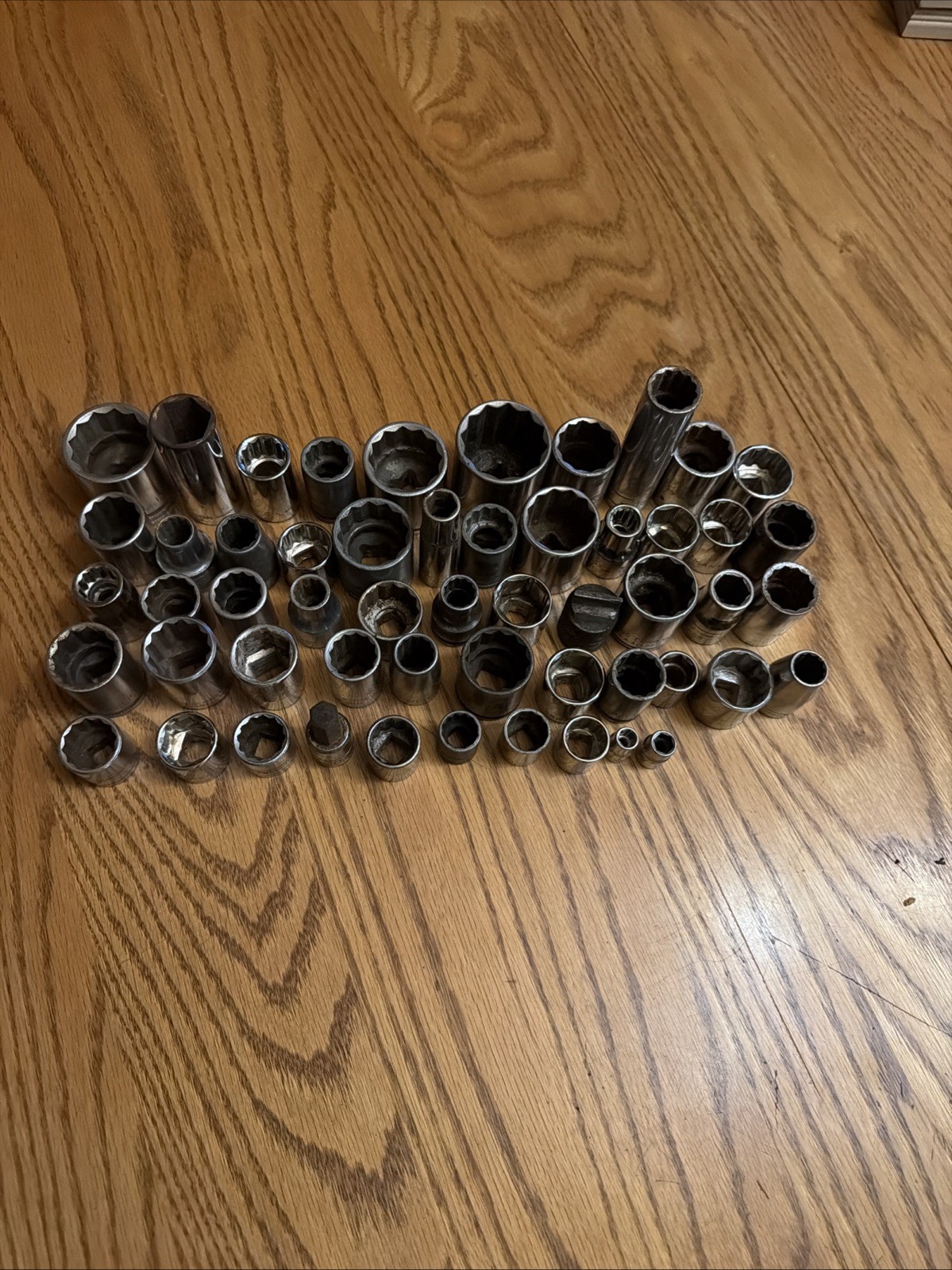 Lot 54 Pcs. Husky – Craftsman And Others ￼Tools Used Misc Sockets & More!
