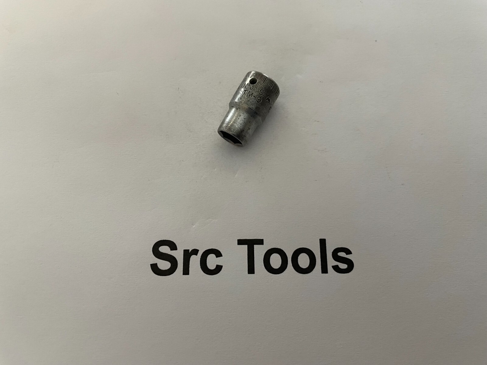 RARE 1944 Snap-On Tools USA 1/4″ Drive 9/32″ SAE 6pt Midget Chrome Socket TM-9