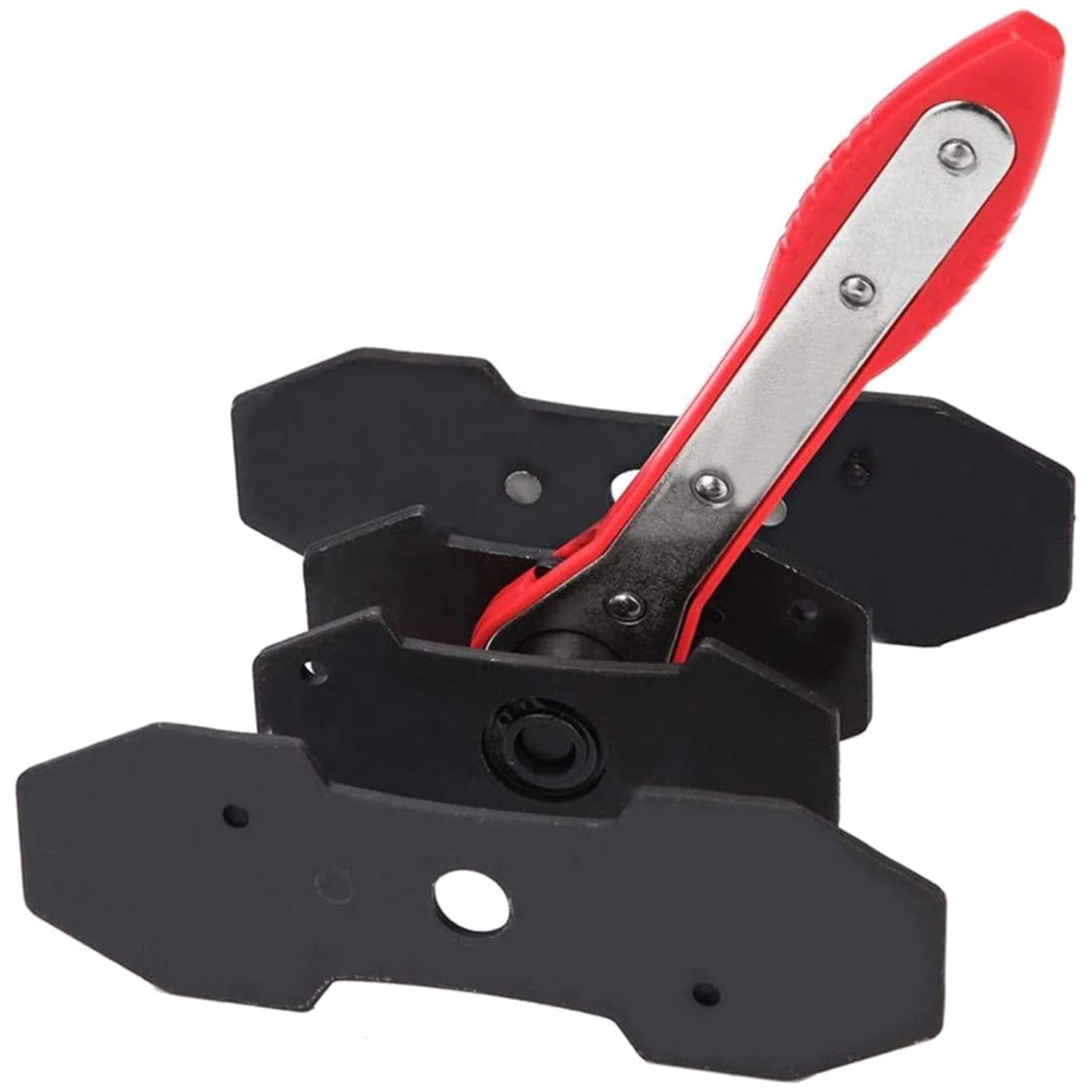 360-Degree Brake Caliper Tool with Extra Spreading Plates for Piston Systems