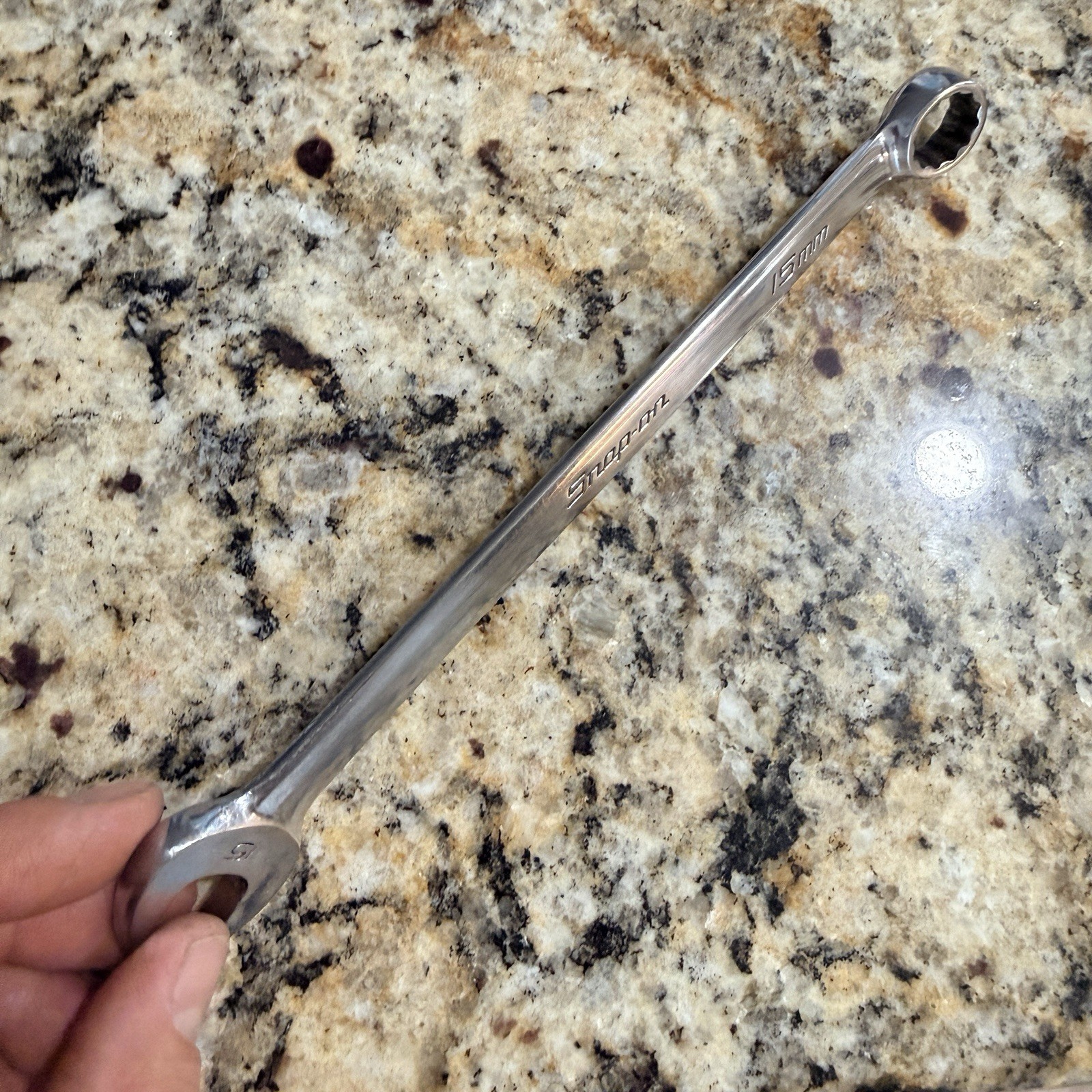 Snap-on Tools OEXM150A 15mm Combination Wrench 12 Point Metric – Made in USA