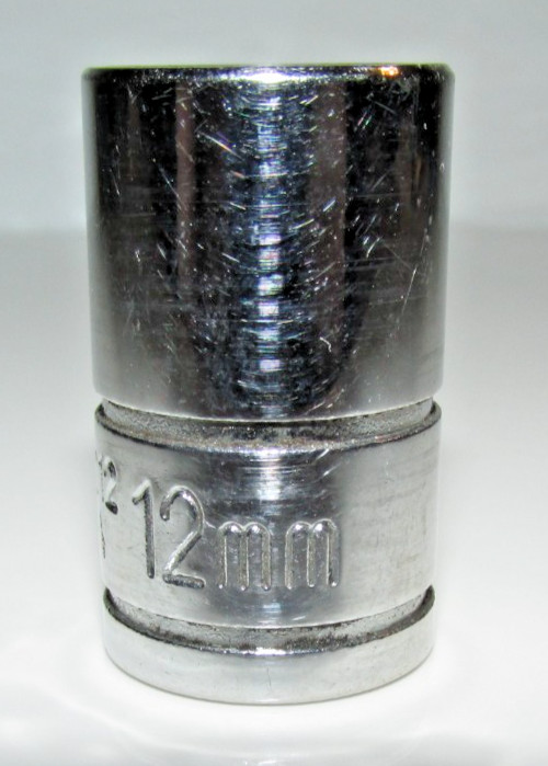 T #203 Performance Tool Wilmar W38212 3/8 In. Drive Ratchet 12mm. 6 Point Socket