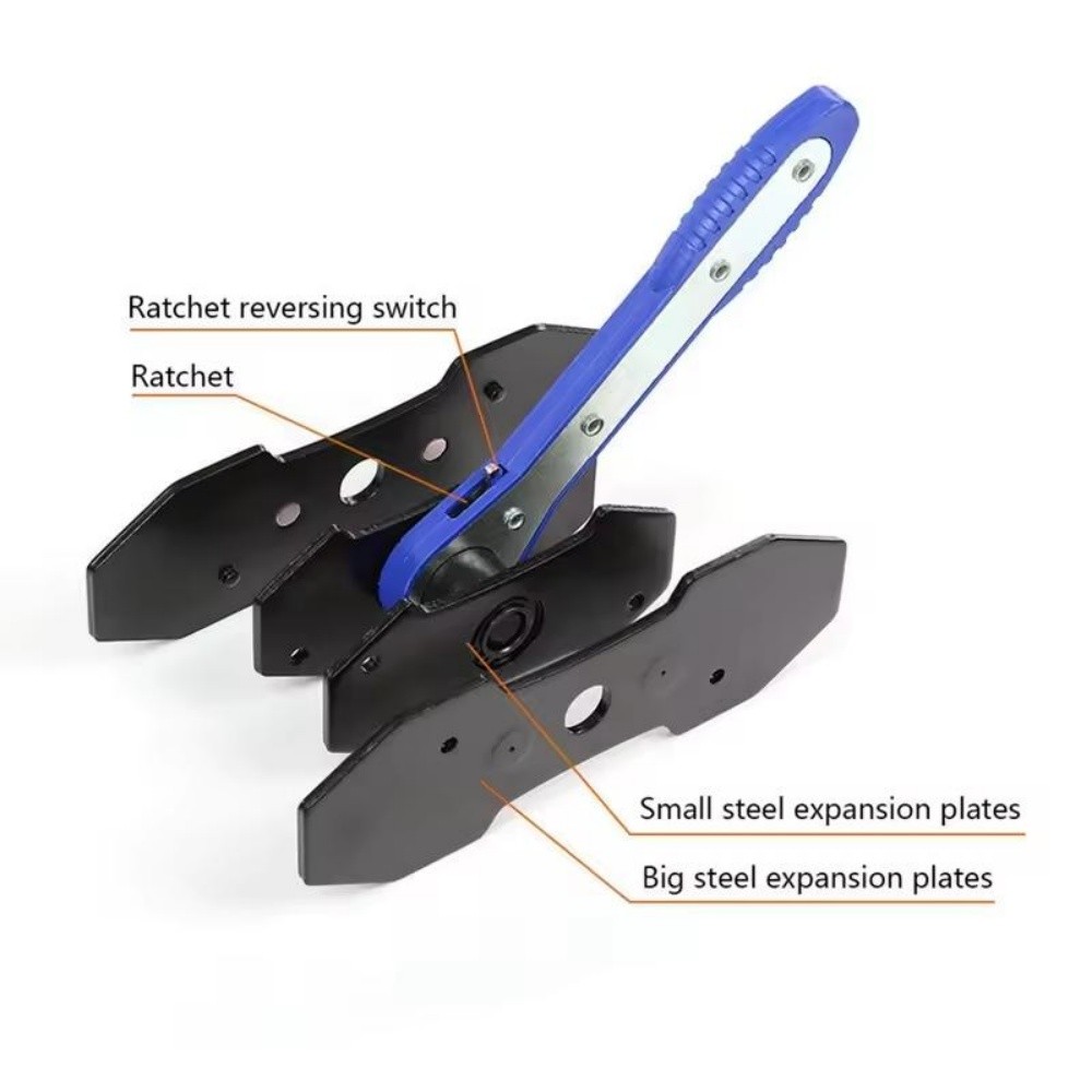 Car Ratchet Brake Piston Wrench Spreader Caliper Pad Install Press Blue Large