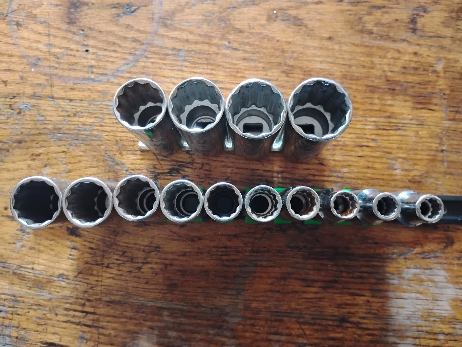 Armstrong 1/2″ Drive 14 Pc Deep Socket Set Made In USA 3/8″ to 1-1/8″ +10mm!
