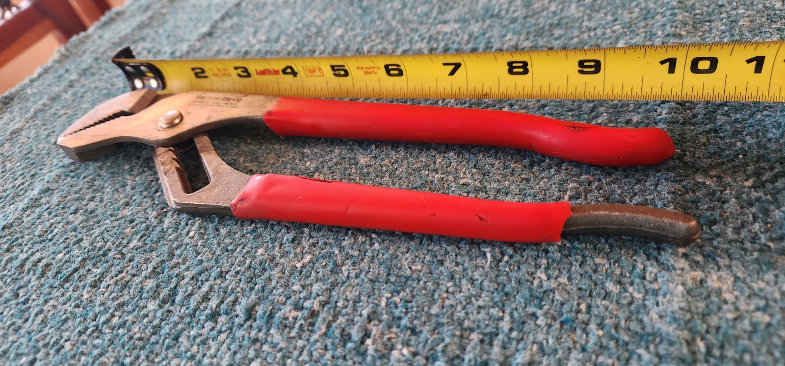 BLUE POINT CHN 430 10″ CHANNELOCK SLIP-JOINT PLIERS USA! Grind Marks Torn Grips.