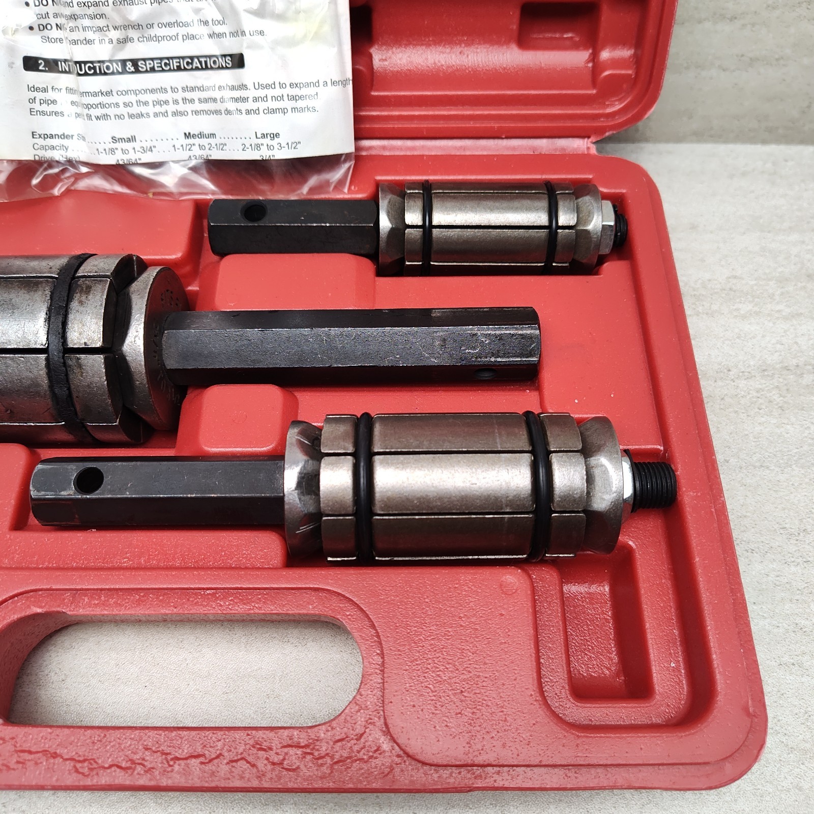 ATD ATD-5723 3 Piece Tailpipe Expander Set