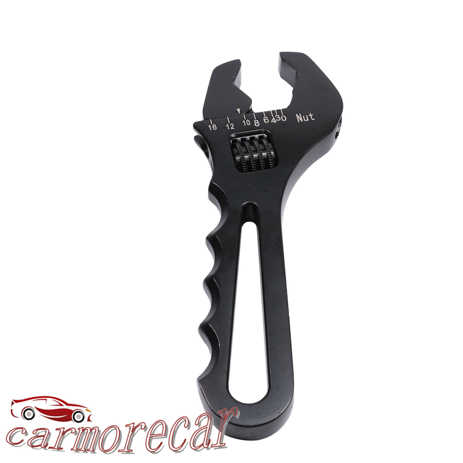 Adjustable Wrench Aluminum Tool Spanner 3AN-16AN Black For Hose End Fitting