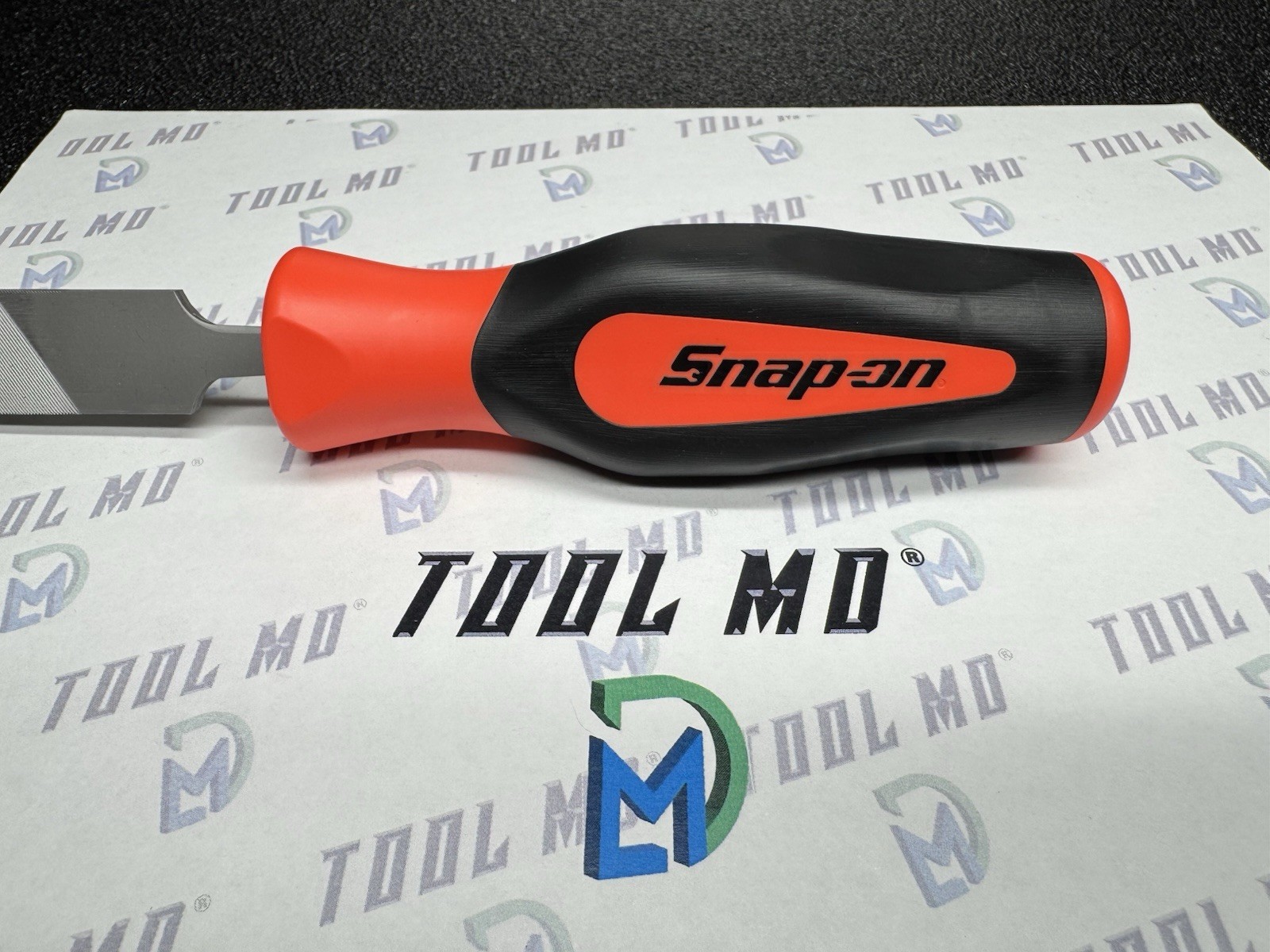Snap-on Tools NEW ORANGE Soft Grip Flat 8” Length Blade Mill File SGHF615B 8MA