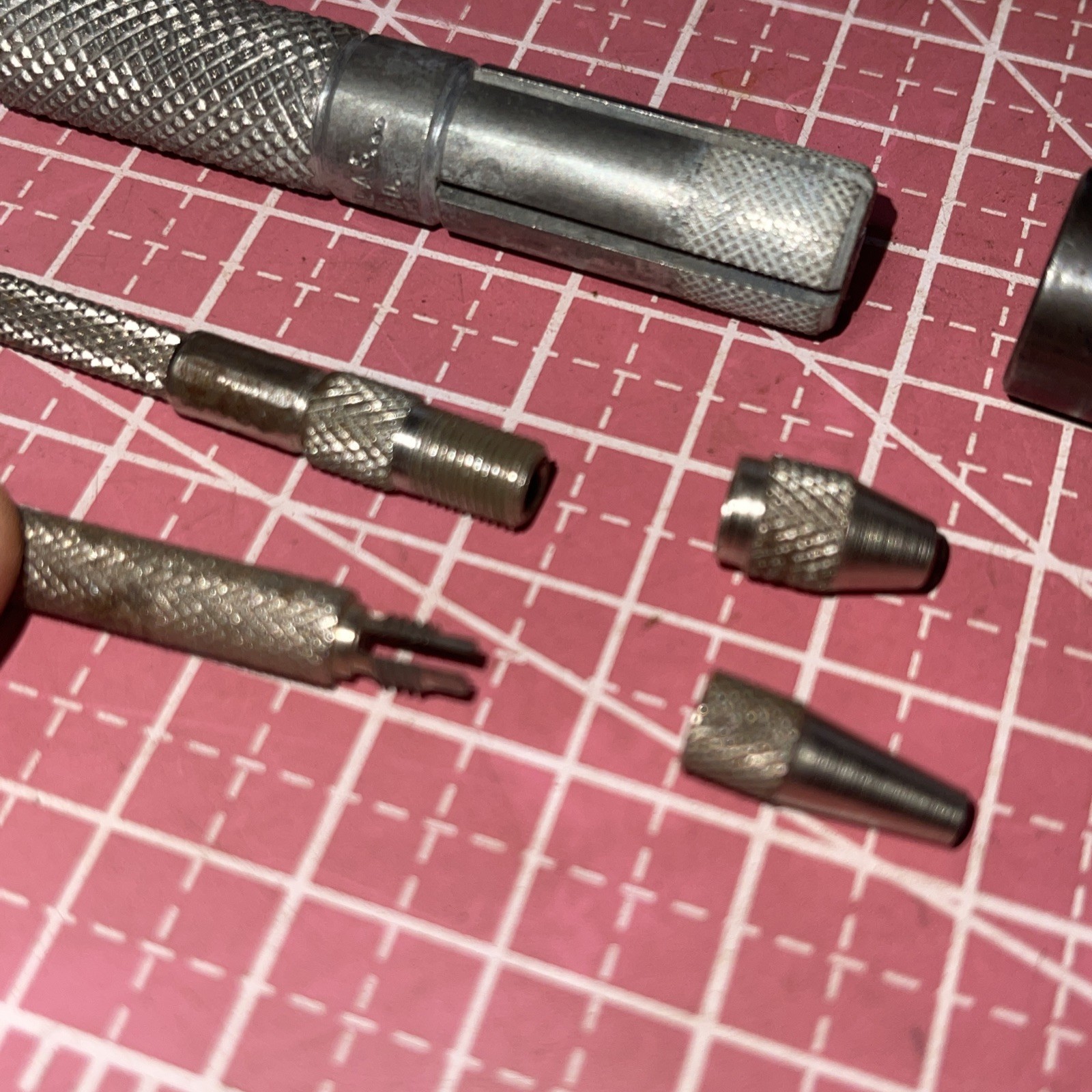 Machinist USA Micro Tool Lot Vintage Knurled MAYHEW General Textron Punch Screw