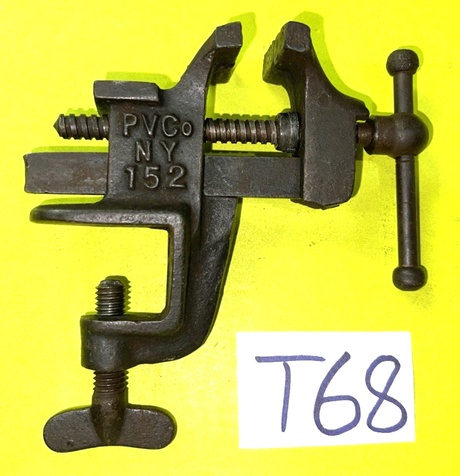 PV CO TOOL VINTAGE 154 VISE 1-1/2 INCHES WIDE JAW FREE SHIPPING IN THE US