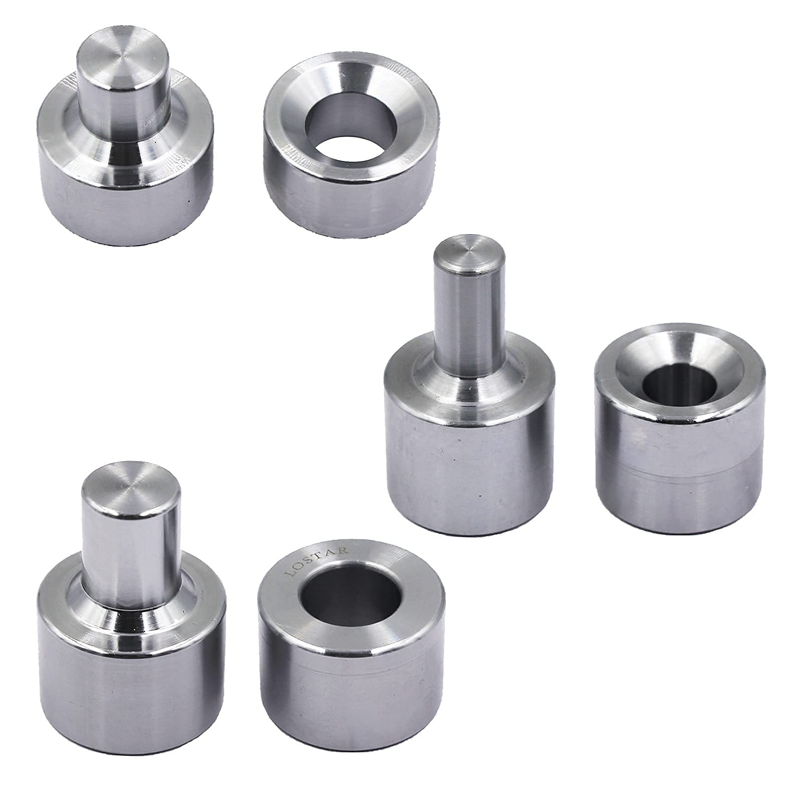 Dimple Die Set 3 Piece Metal Fabrication Tools 1/2″ / 3/4″ / UO12016, Silver