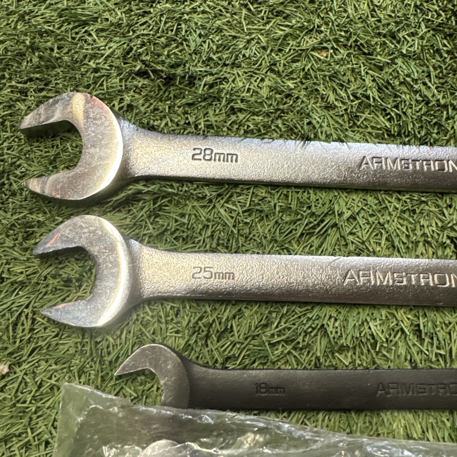Armstrong USA Combination Wrench Lot 1-1/4 1 15/16 28 25 18 17mm