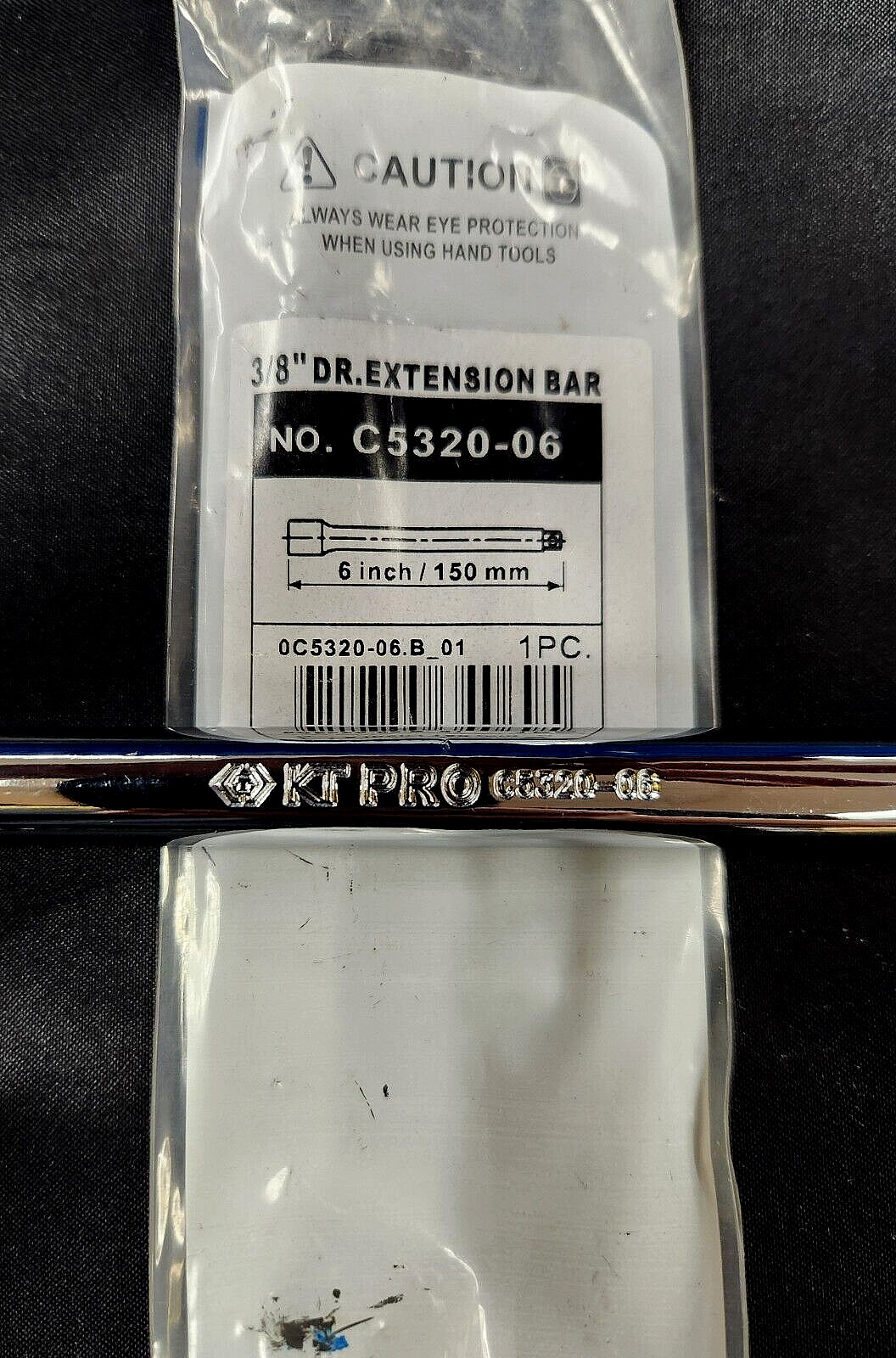 QTY 1 NEW KT PRO C5320-06 EXTENSION BAR 3/8″ DRIVE 6″ LONG KING TONY