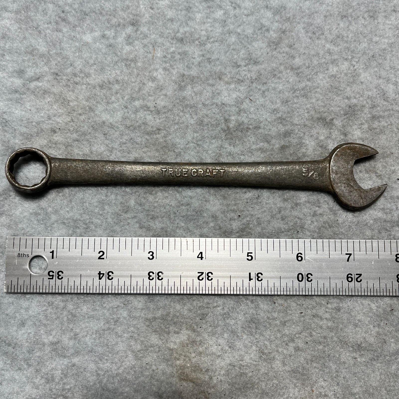 True Craft Combination Wrench 5/8″ Inch Hand Tools Forged Steel USA